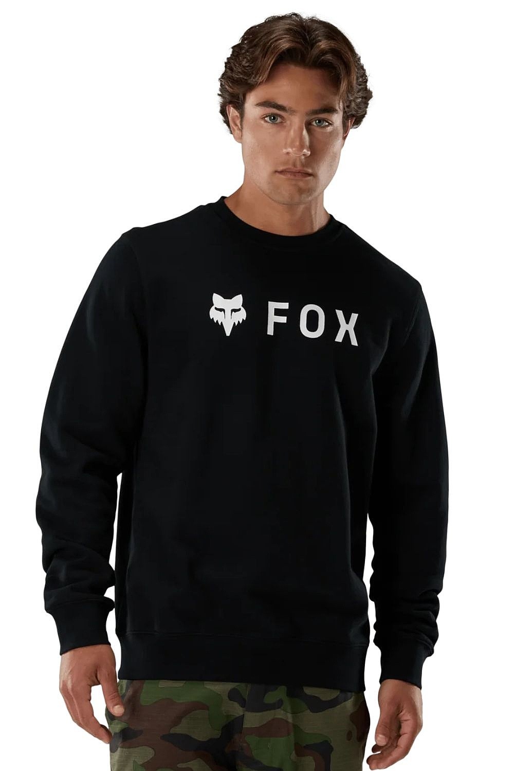 sudadera Fox Absolute Fleece Crew - Black - men´s