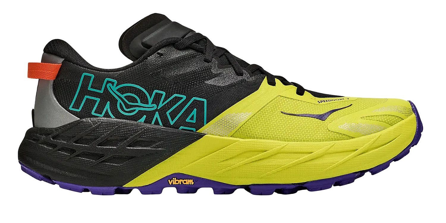 Schuhe Hoka Speedgoat 7 - Black/Hoka Citrus - men´s