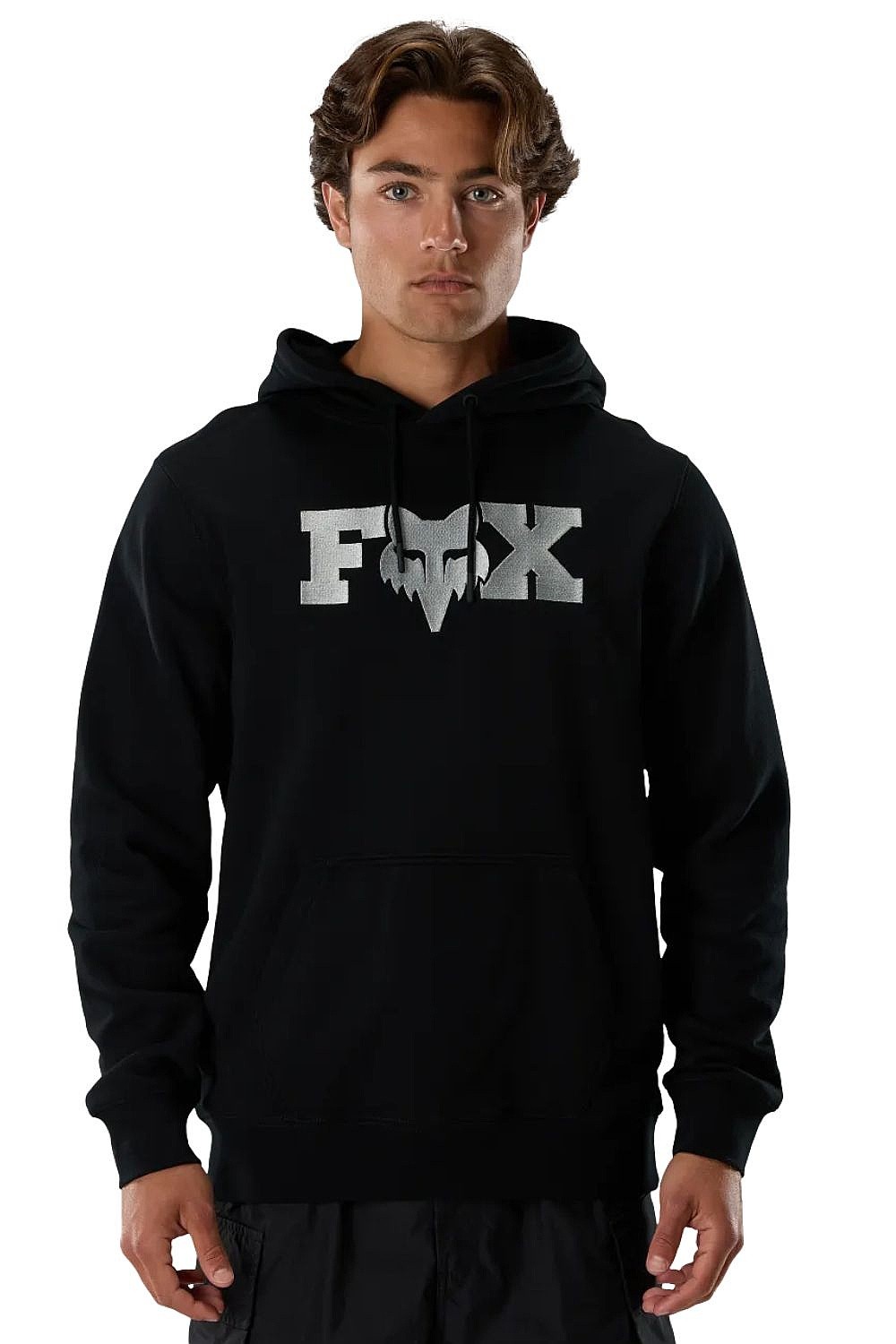 tréningfelső Fox F Head X Fleece Pullover Hoodie - Black - men´s