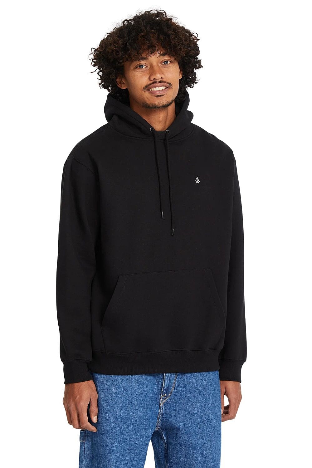 sweatshirt Volcom Single Stone Pullover - Black - men´s