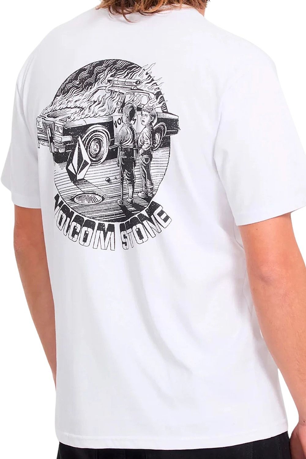 linne Volcom Firecar - White - men´s