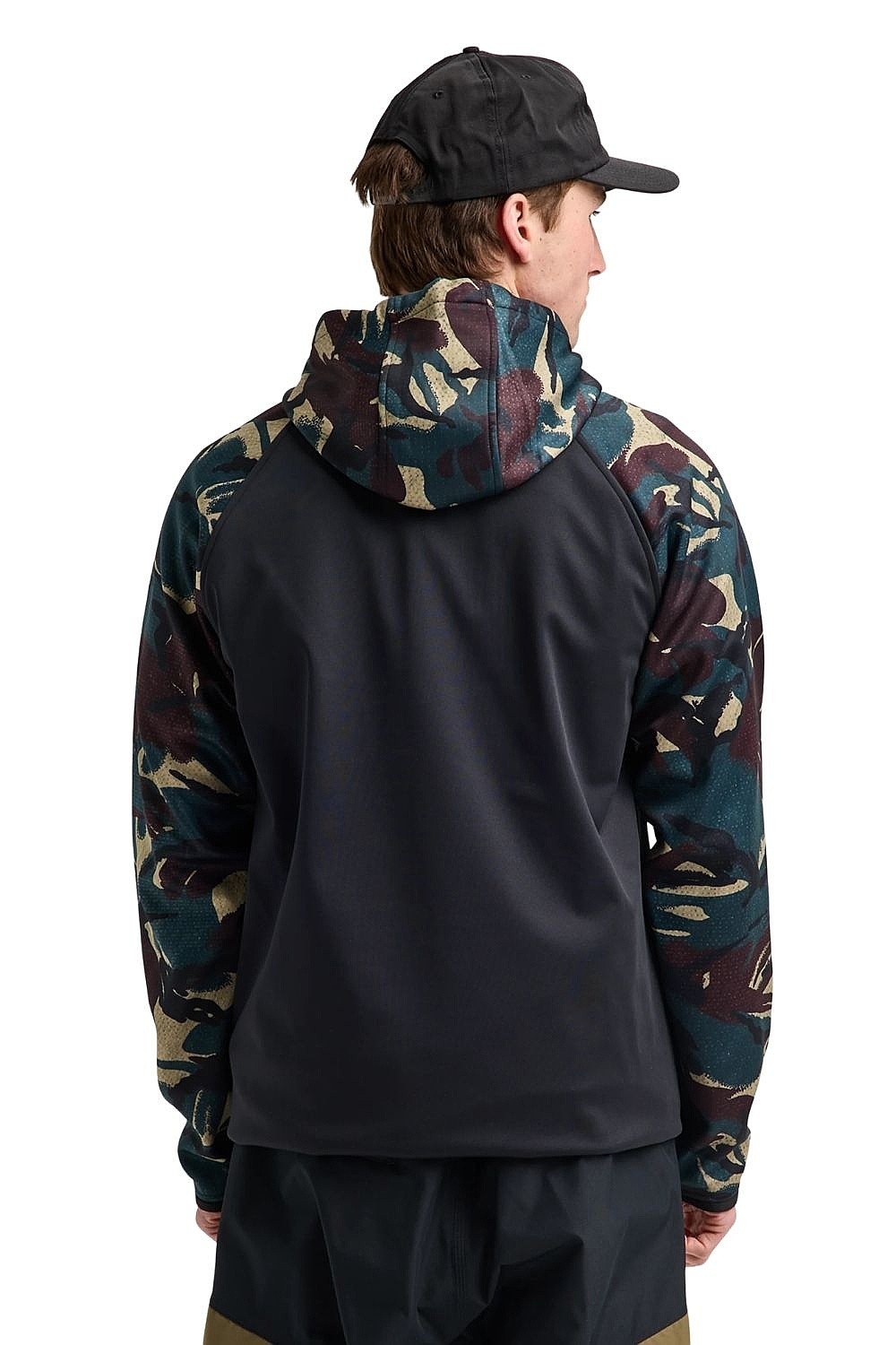 Sweatshirt Burton Crown Weatherproof Fleece Pullover - Seersucker/True Black - men´s