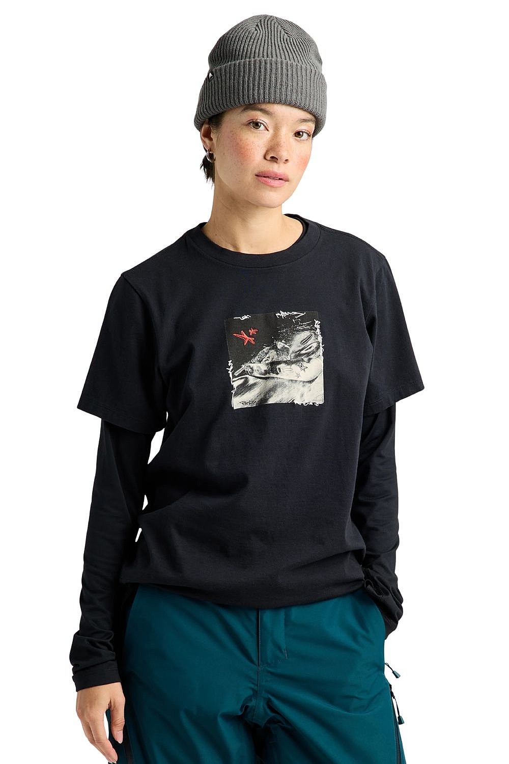 T-Shirt Burton Rider 27 - True Black