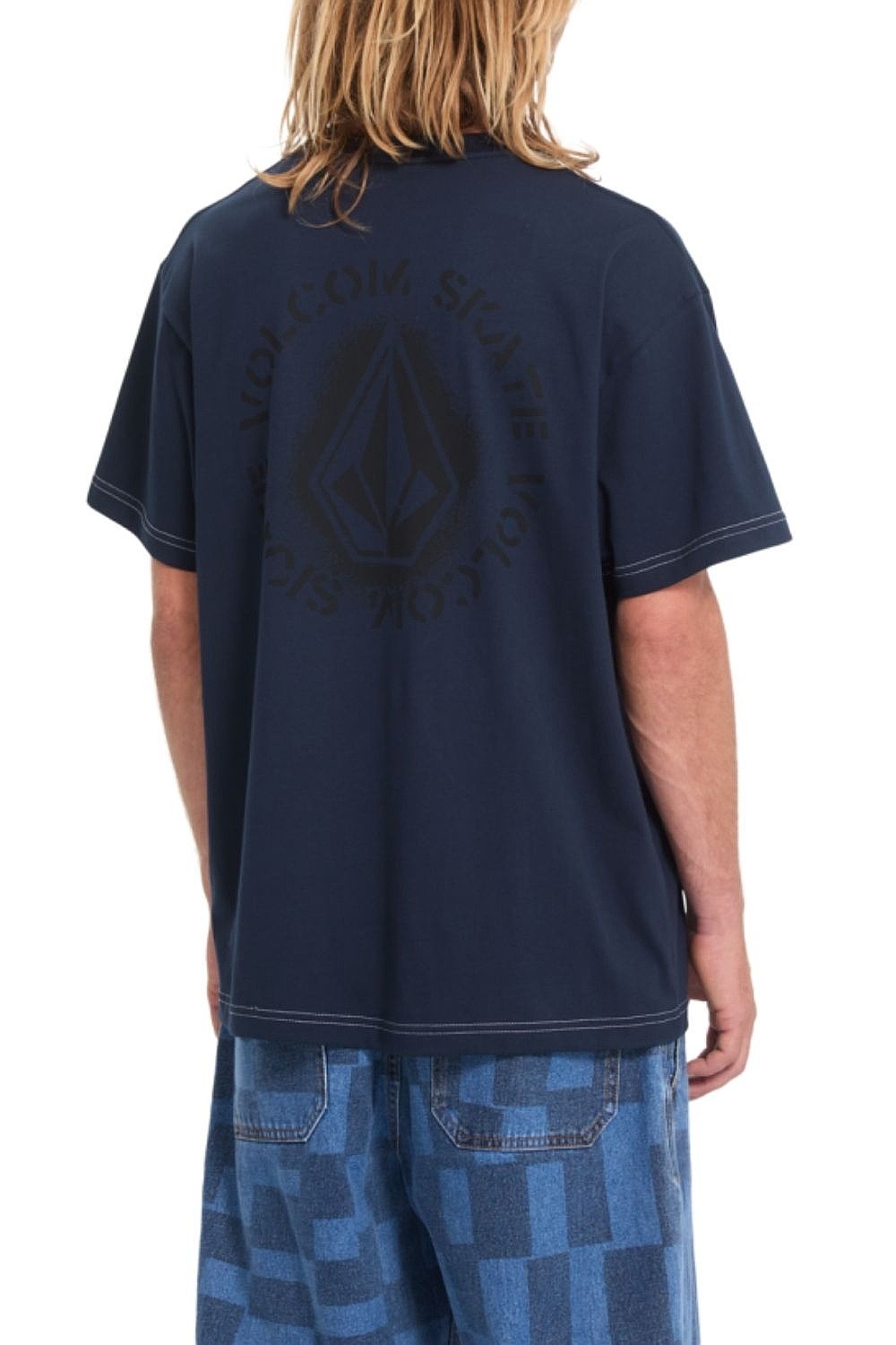 T-Shirt Volcom Skidder - Marine - men´s