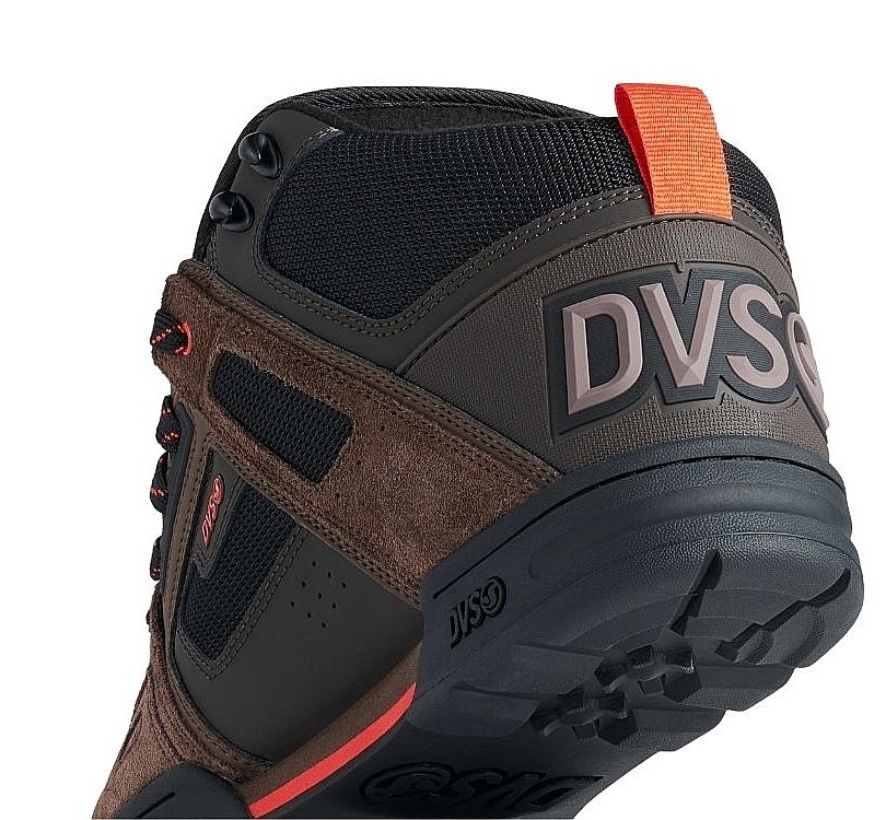 skor DVS Comanche Boot - Coffee/Black/Orange/Suede - men´s