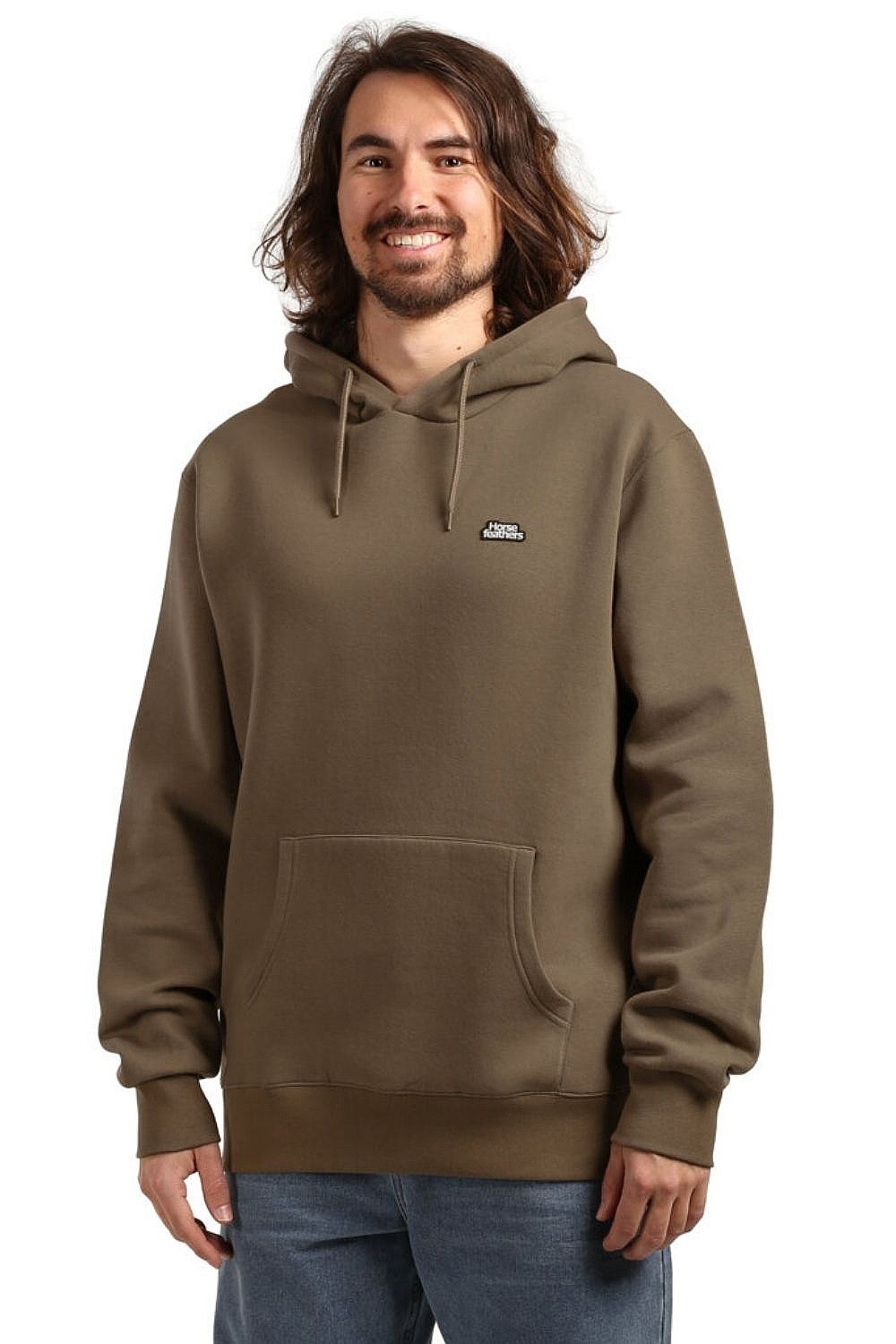 hoodie Horsefeathers Agent - Fossil - men´s