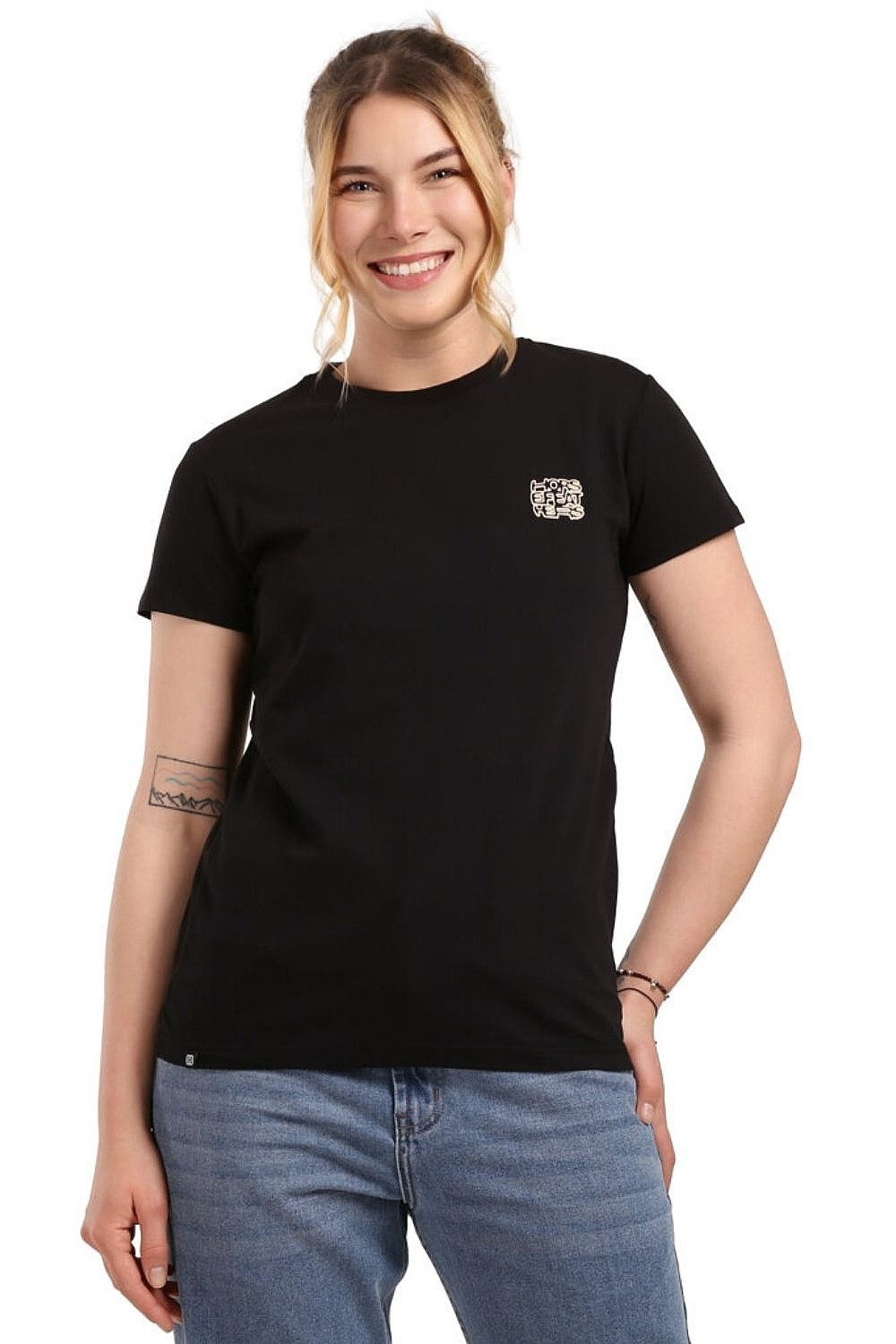 T-Shirt Horsefeathers Luniva - Black - women´s