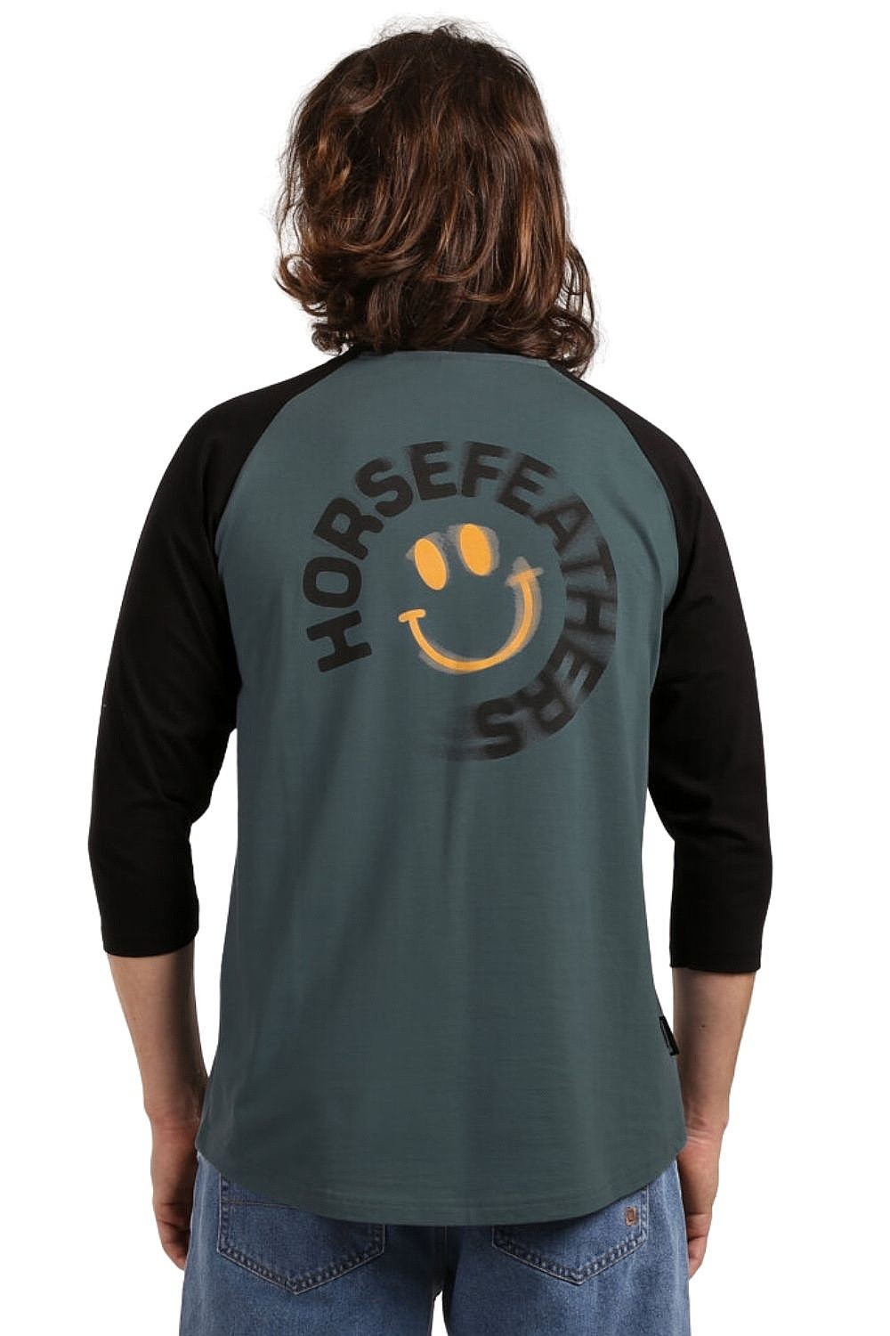 koszulka Horsefeathers Mocker Raglan - Storm - men´s
