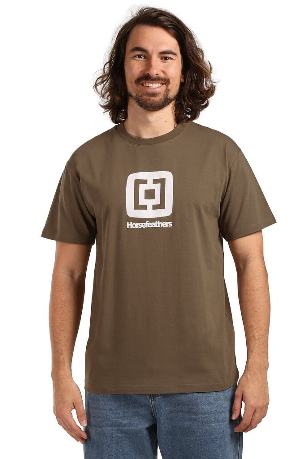 T-Shirt Horsefeathers Fair - Fossil - men´s