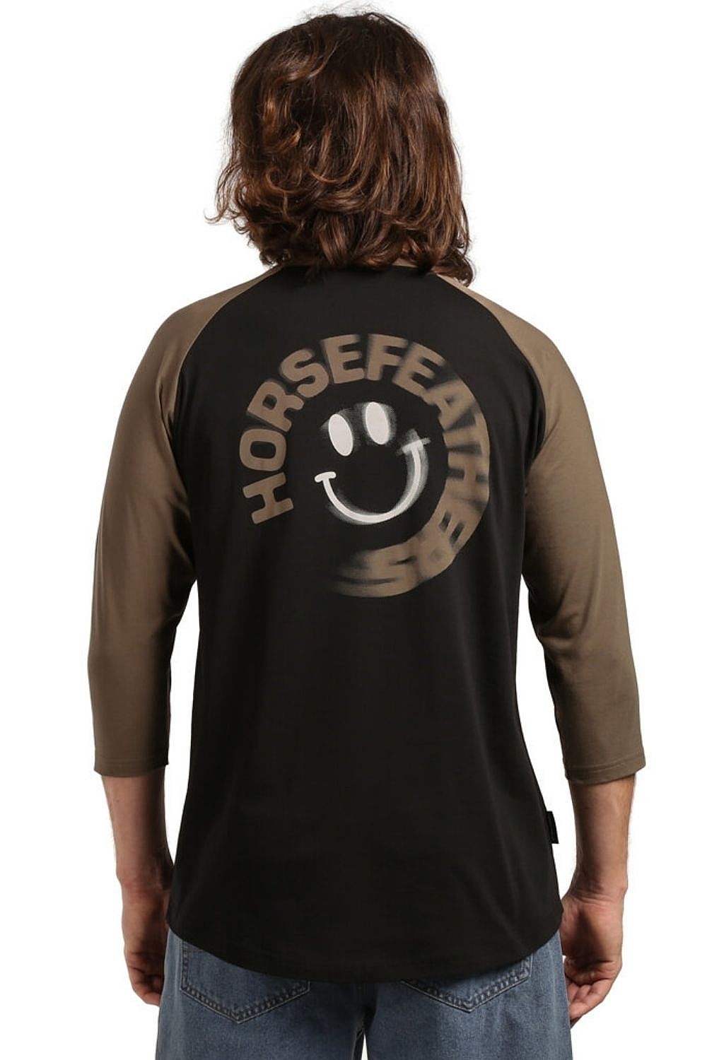 T-Shirt Horsefeathers Mocker Raglan - Fossil - men´s