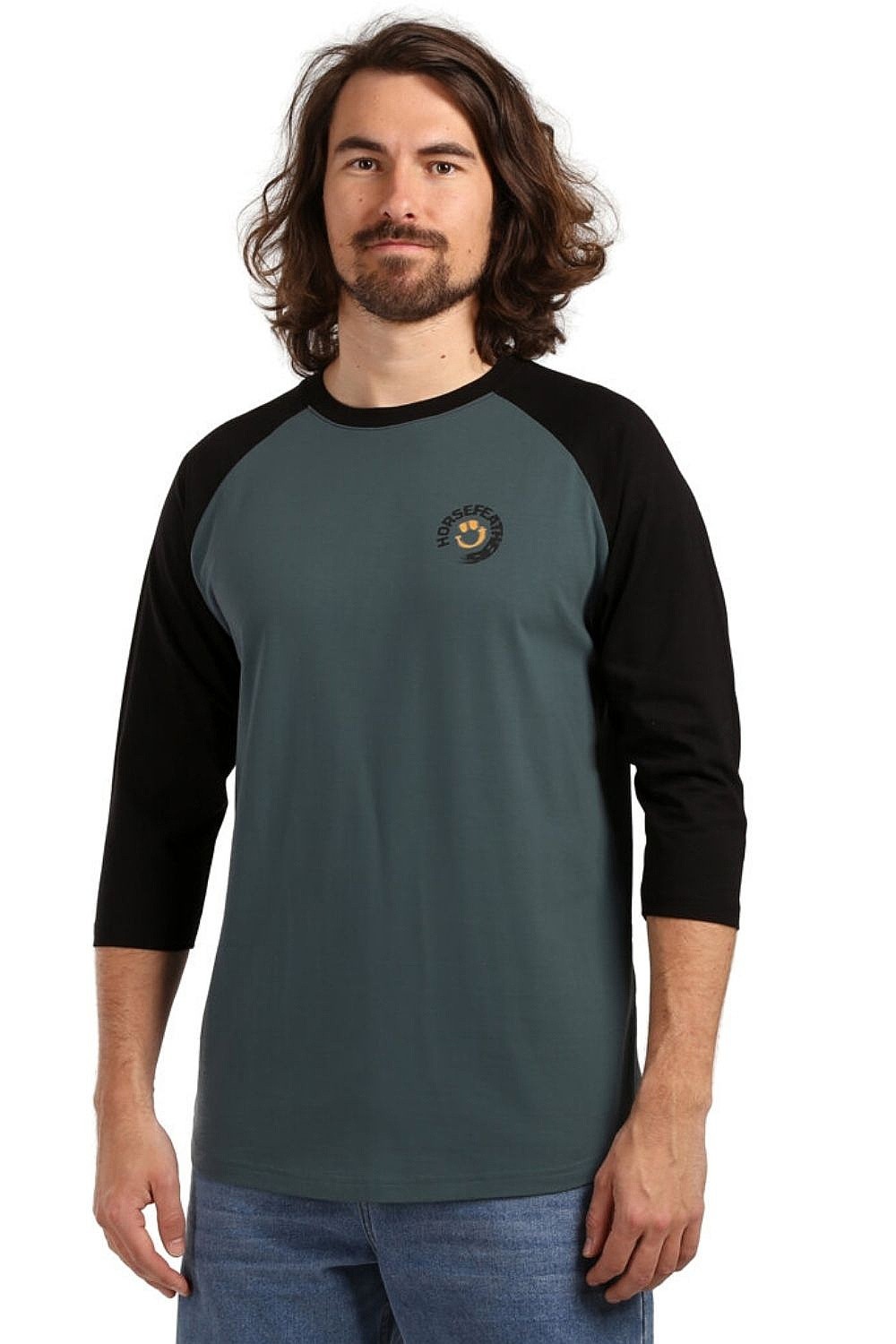 koszulka Horsefeathers Mocker Raglan - Storm - men´s