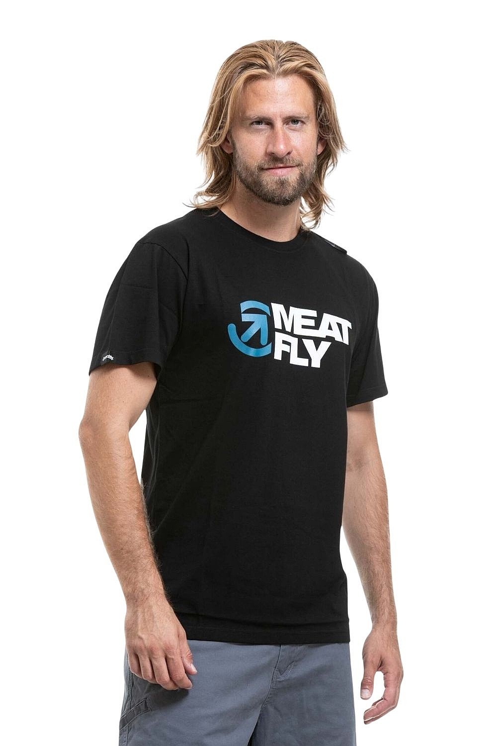 T-Shirt Meatfly Revital - Black - men´s