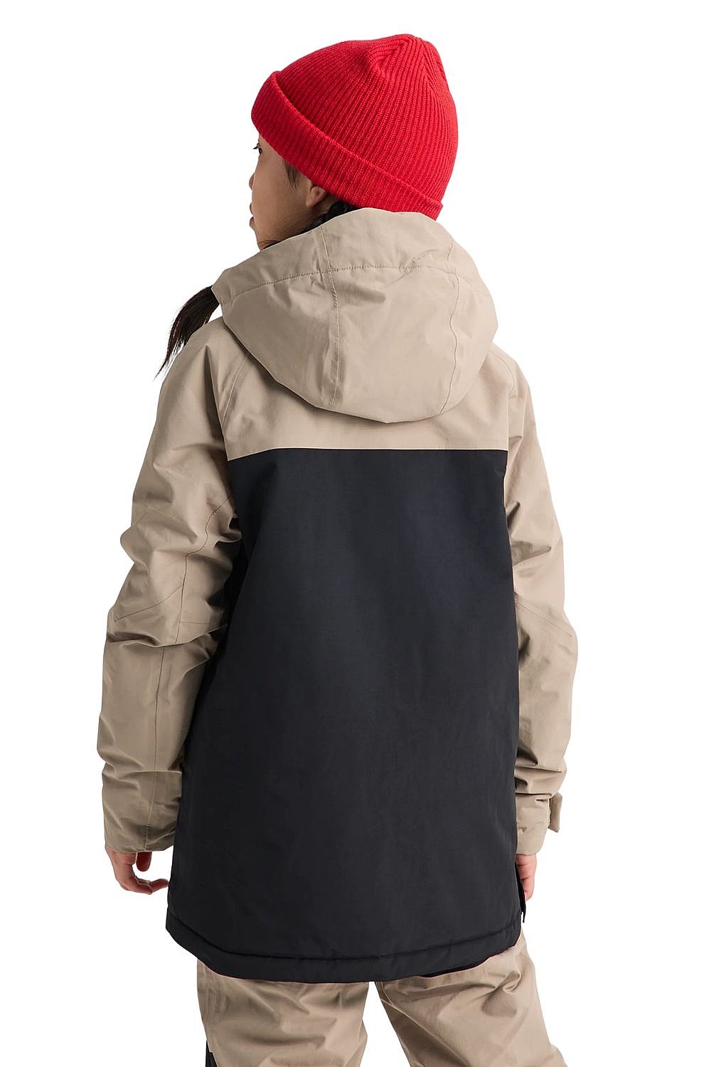 jacket Burton Frostner Anorak 2L - Summit Taupe/True Black - unisex junior