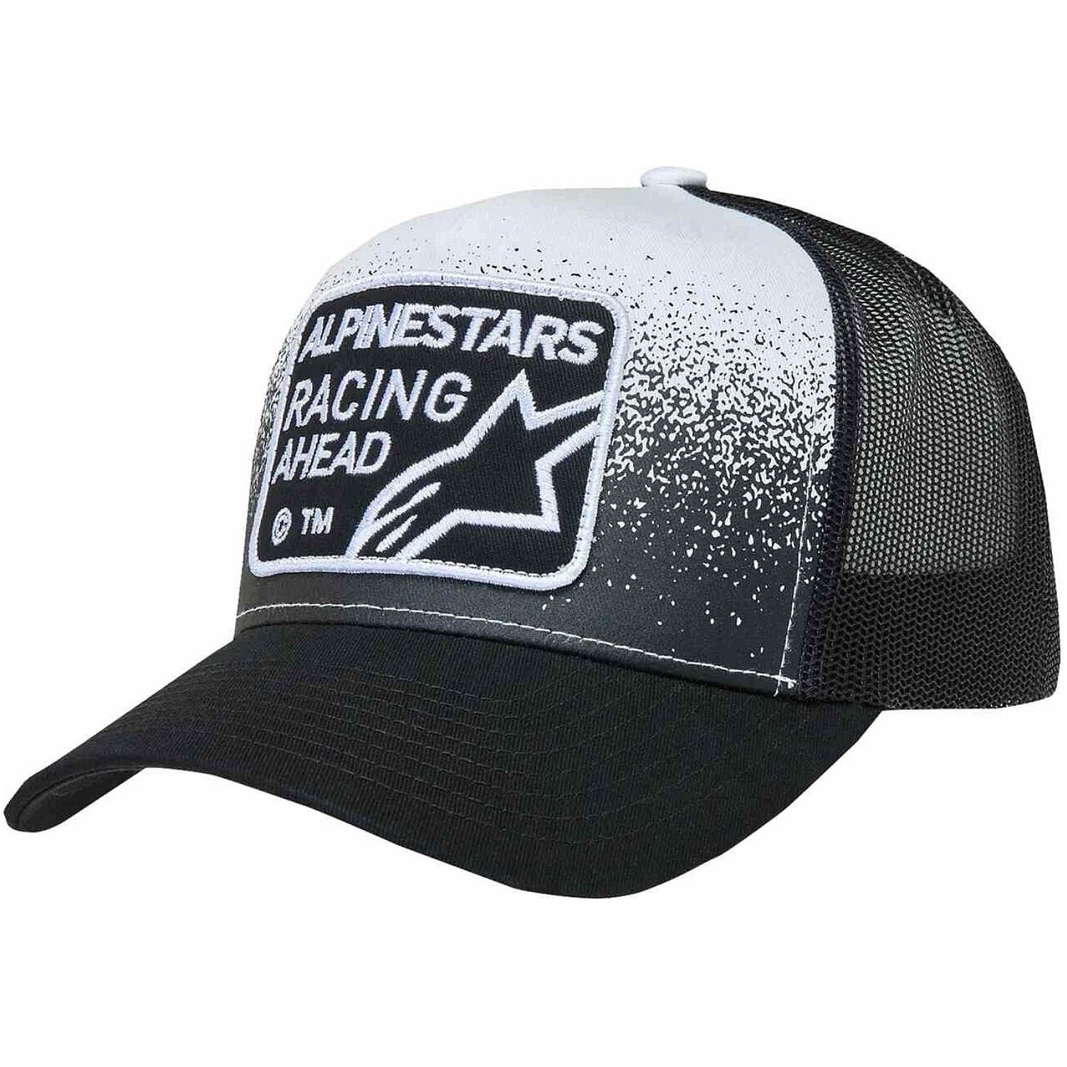 czapka z daszkiem Alpinestars Gravel Trucker - Black/White - men´s