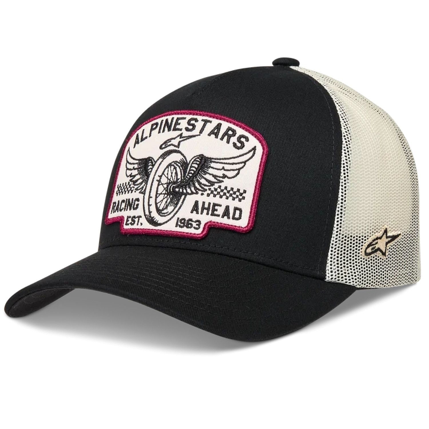 cap Alpinestars Heritage Patch Trucker - Black/Natural - men´s