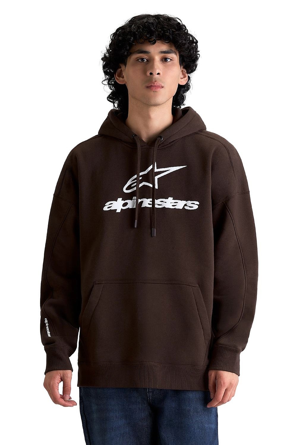 Sweatshirt Alpinestars Prelude Oversized Hoodie - Brown - men´s