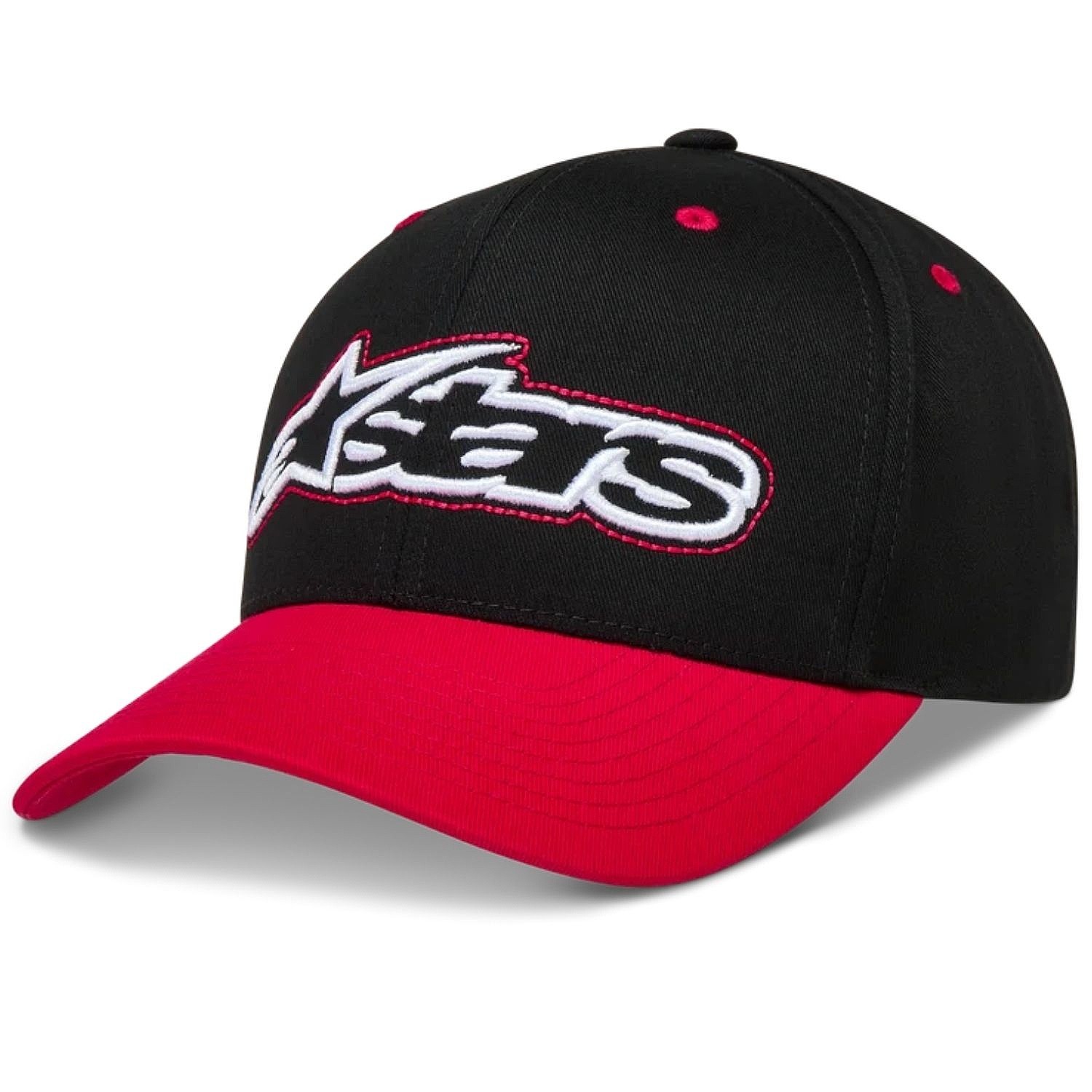 cap Alpinestars Retro Snapback - Black/Red - men´s