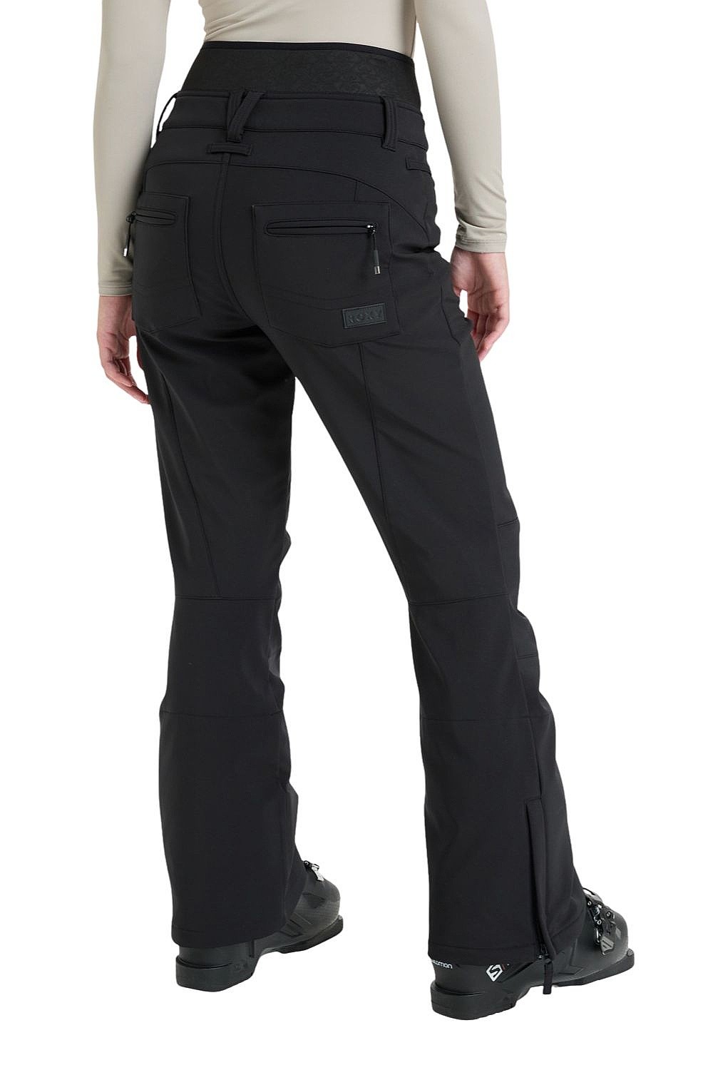 pants Roxy Rising High - KVJ0/True Black - women´s