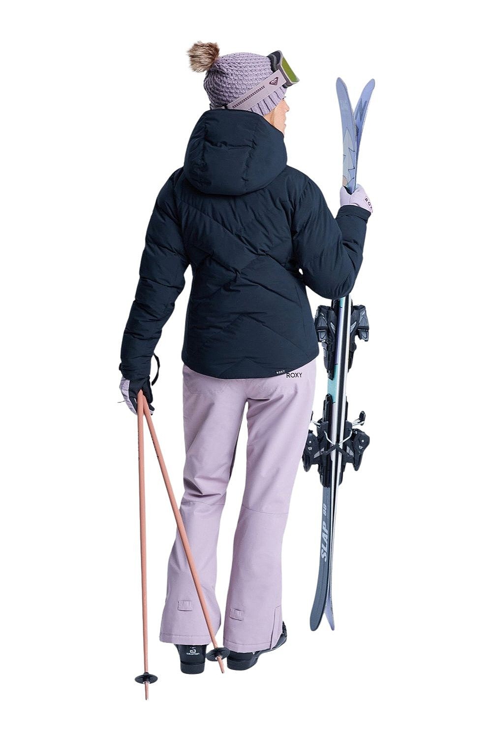 jacket Roxy Snowdrift - KVJ0/True Black - women´s