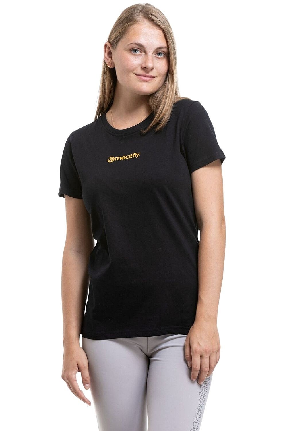 koszulka Meatfly Cordie - Black/Brown Mnt - women´s