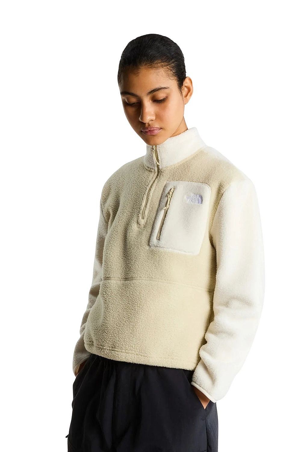 sweatshirt The North Face Yumiori - Desert Stone/White Dune - women´s