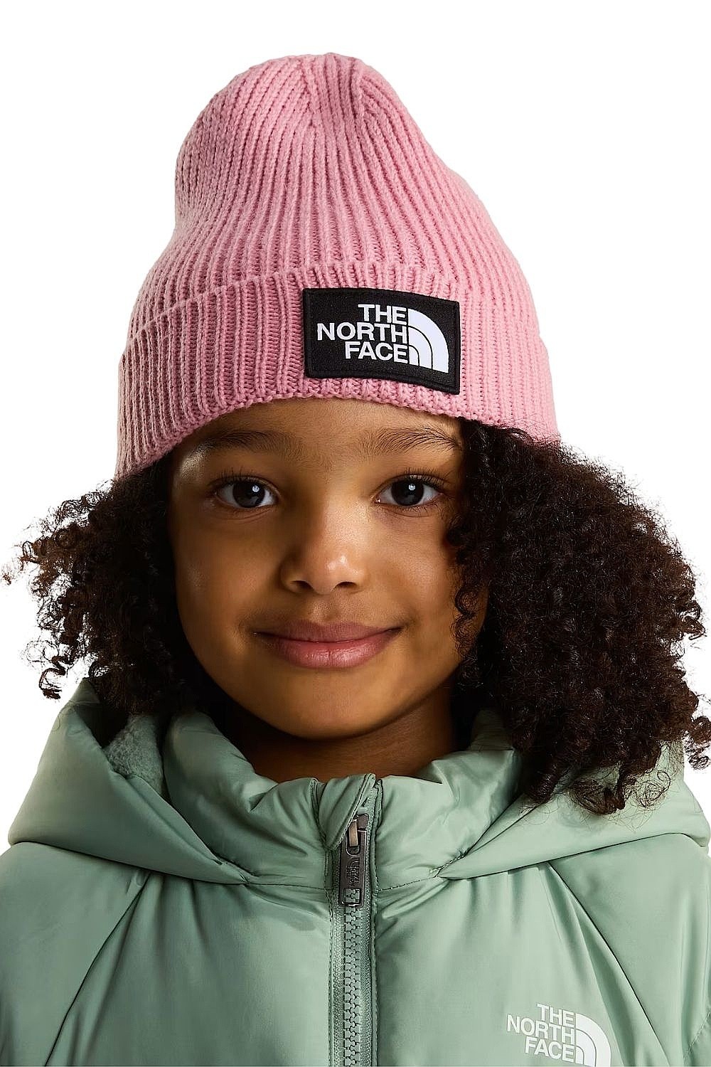 čepice The North Face TNF Logo Box Cuffed - Primrose