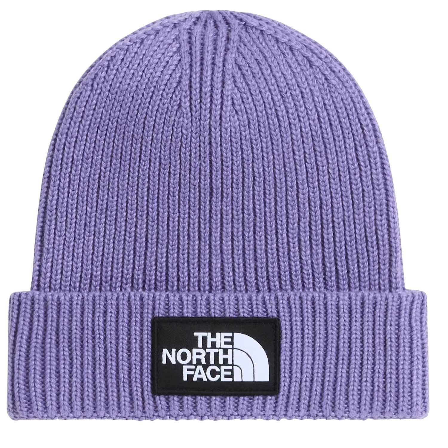 čepice The North Face TNF Logo Box Cuffed - Grounded Plum