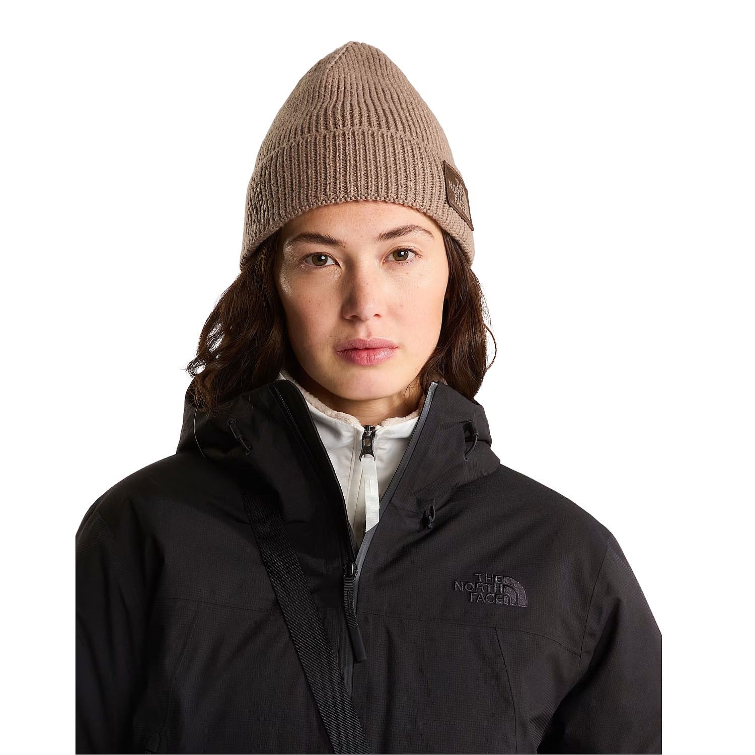 Mütze The North Face TNF Logo Box Cuffed - Garnet