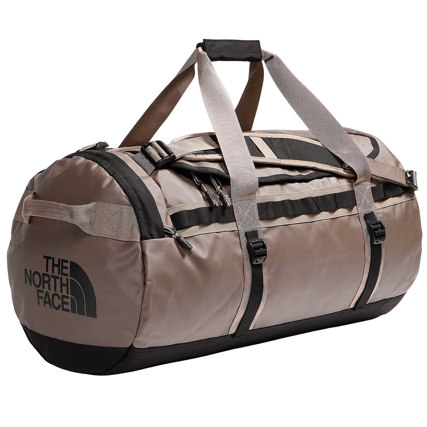 bag The North Face Base Camp Duffel M - Smokey Brown/TNF Black/Garnet