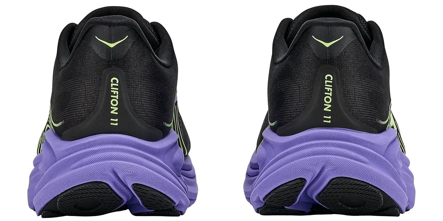 shoes Hoka Clifton 11 - Black/Neon Yuzu - men´s