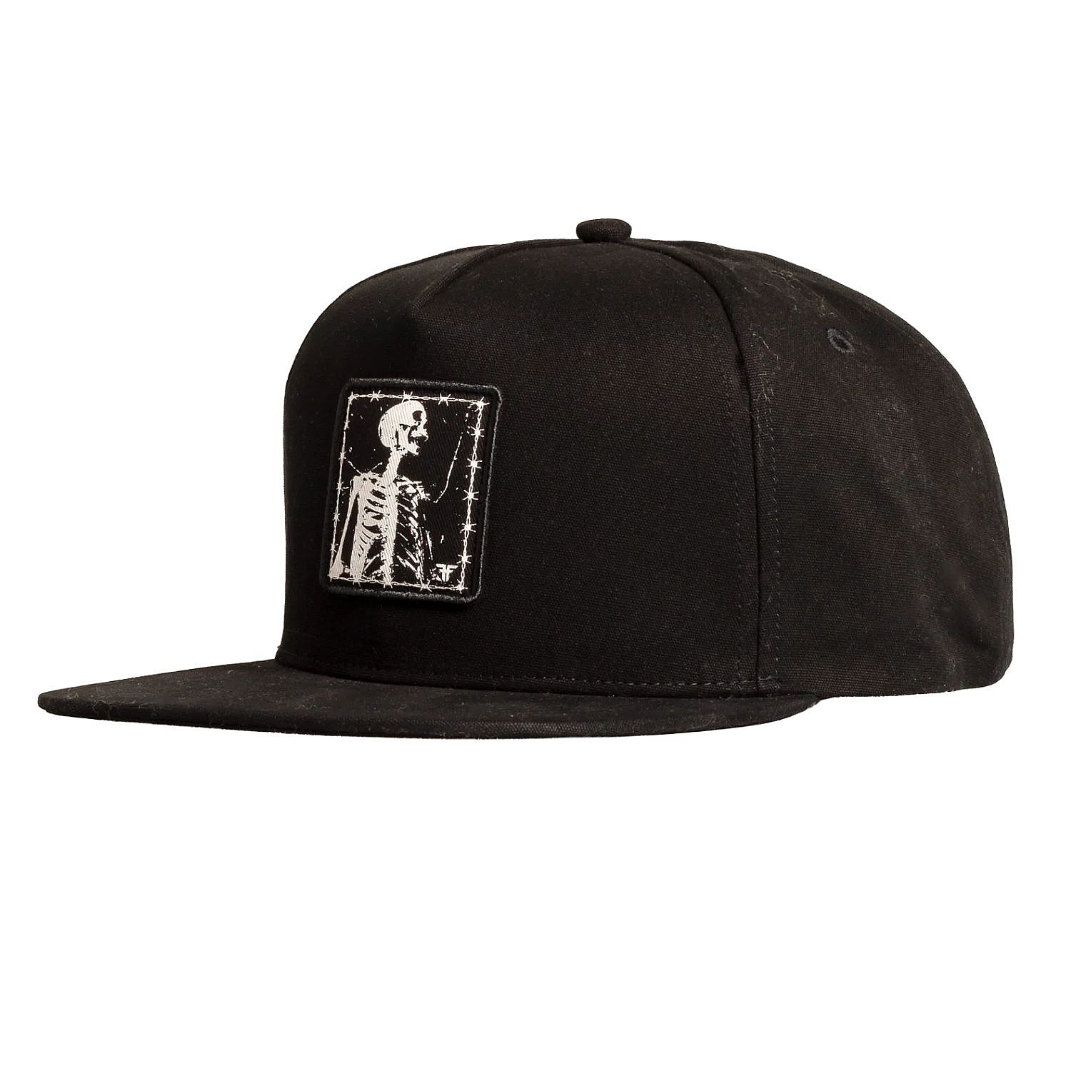 cap Fallen Barbed Bones Flat - Black/Off White - men´s
