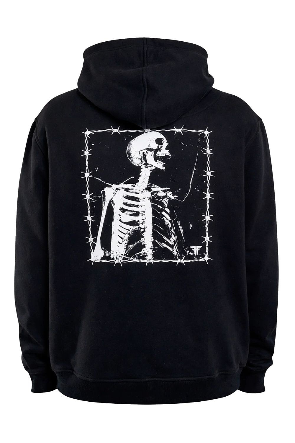 Sweatshirt Fallen Barbed Bones Hoodie - Black/White - men´s