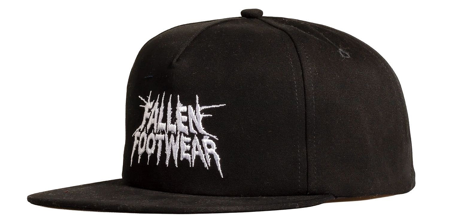 cap Fallen Distortion Flat - Black/Off White - men´s