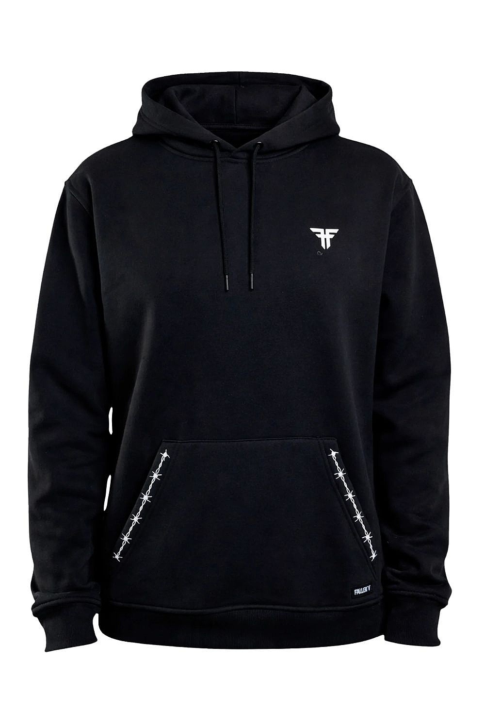 Sweatshirt Fallen Barbed Bones Hoodie - Black/White - men´s