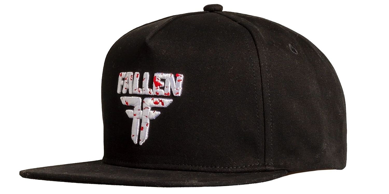 cap Fallen Insignia Flat - Black/White/Splatter - men´s