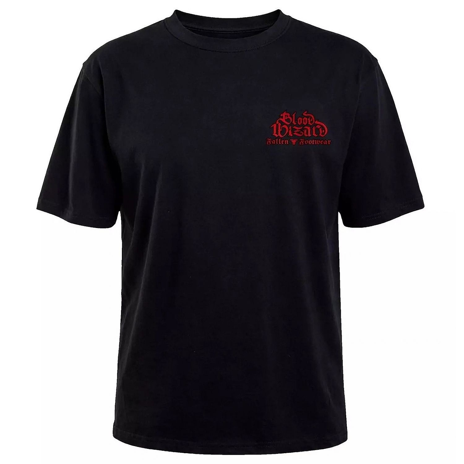 T-Shirt Fallen Wizard - Black/Blood Red - men´s