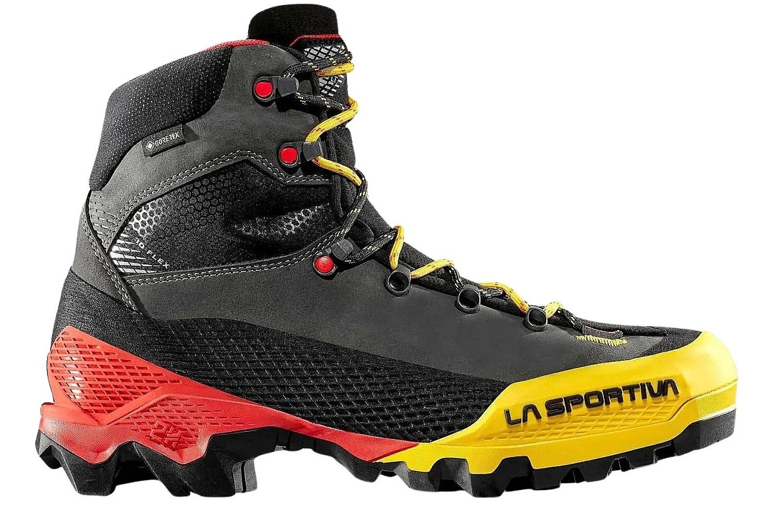 shoes La Sportiva Aequilibrium LT GTX - Black/Yellow - men´s