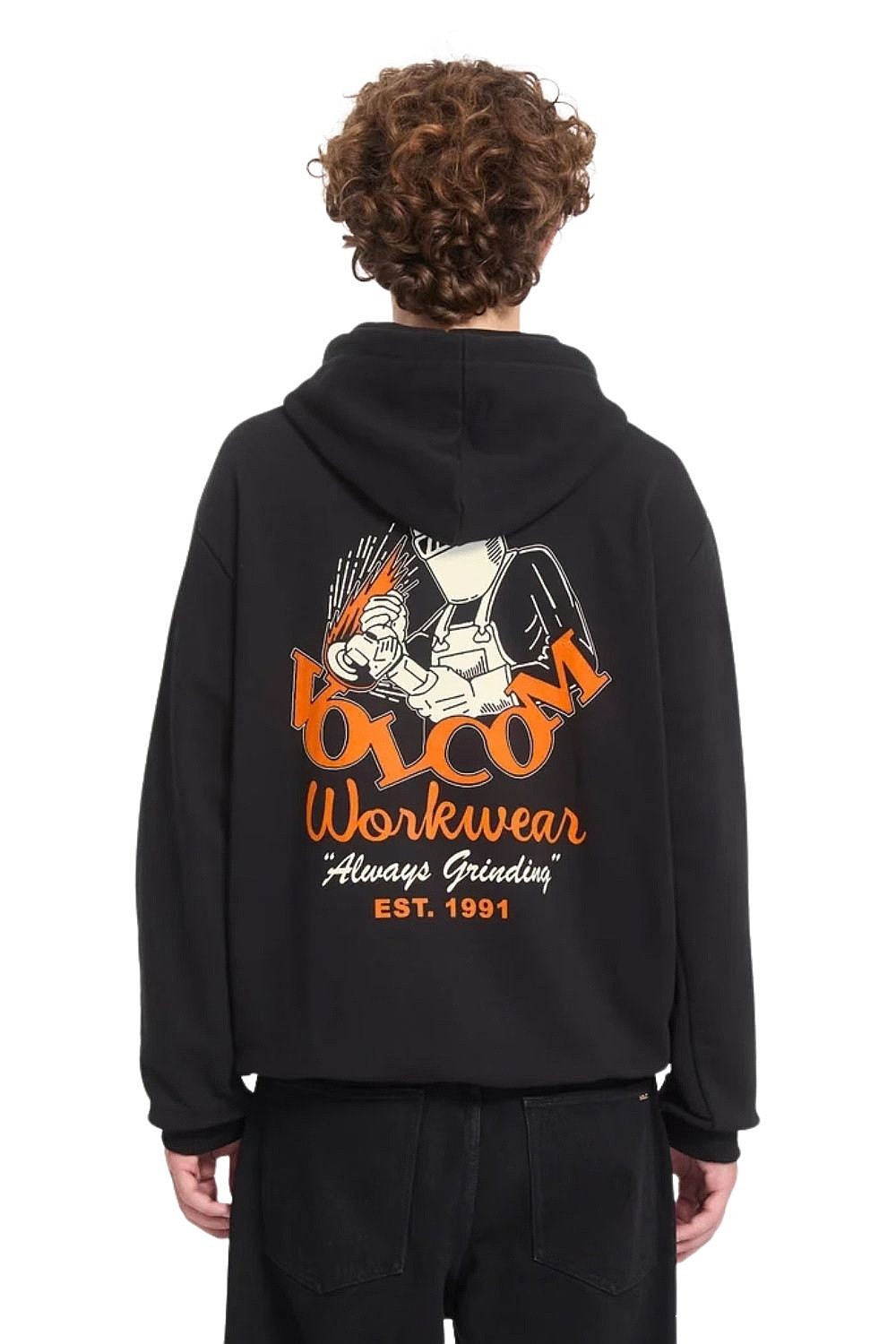 sweatshirt Volcom Always Grinding Pullover - Black - men´s