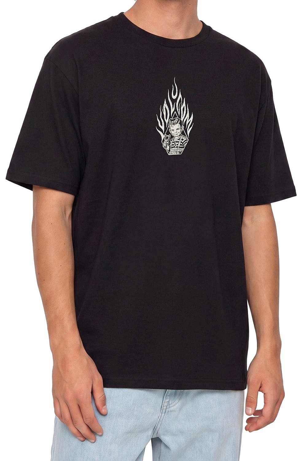T-Shirt Volcom Firecar - Black - men´s