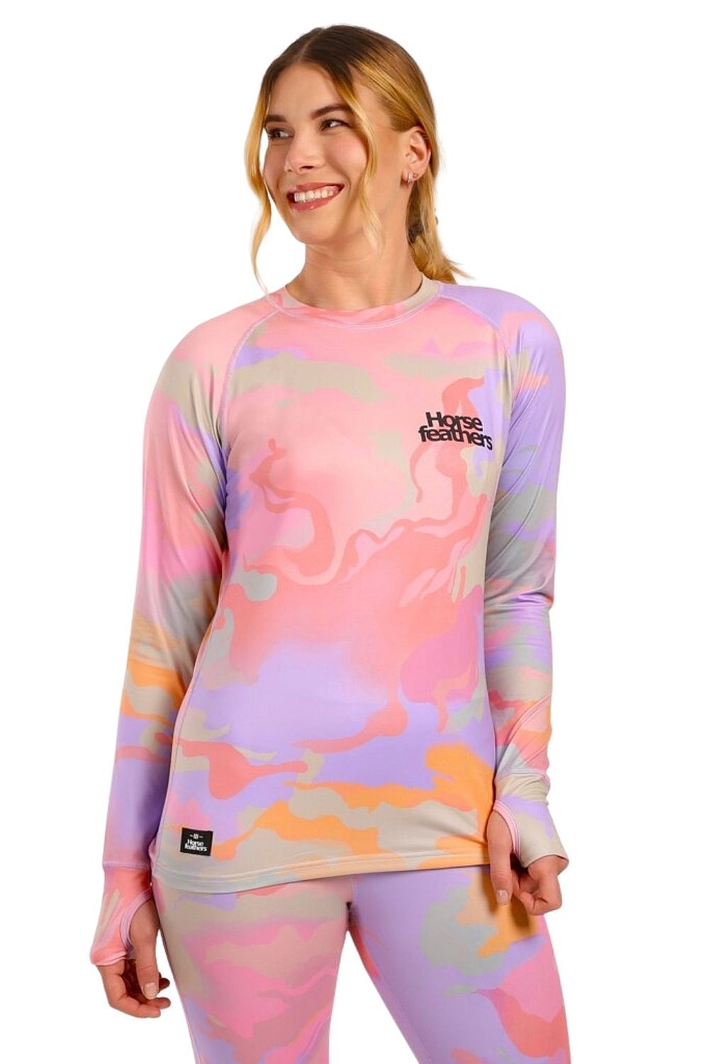 T-Shirt Horsefeathers Mirra LS - Wonderland - women´s