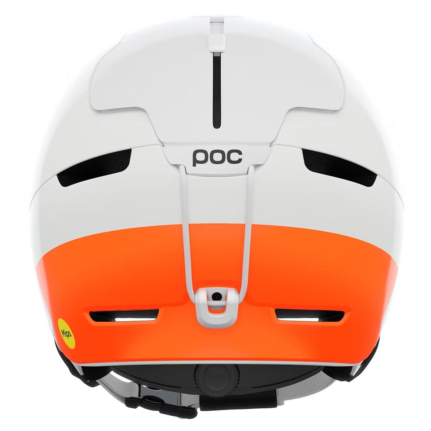 helma Poc Obex Mips - Hydrogen White/Fluorescent Orange
