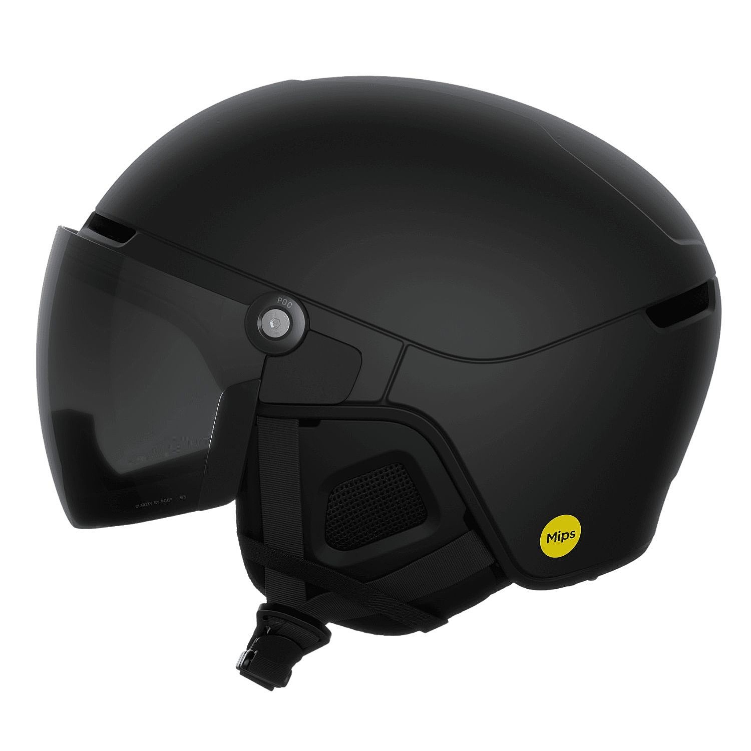 helma Poc Obex Visor Mips - Uranium Black Matt