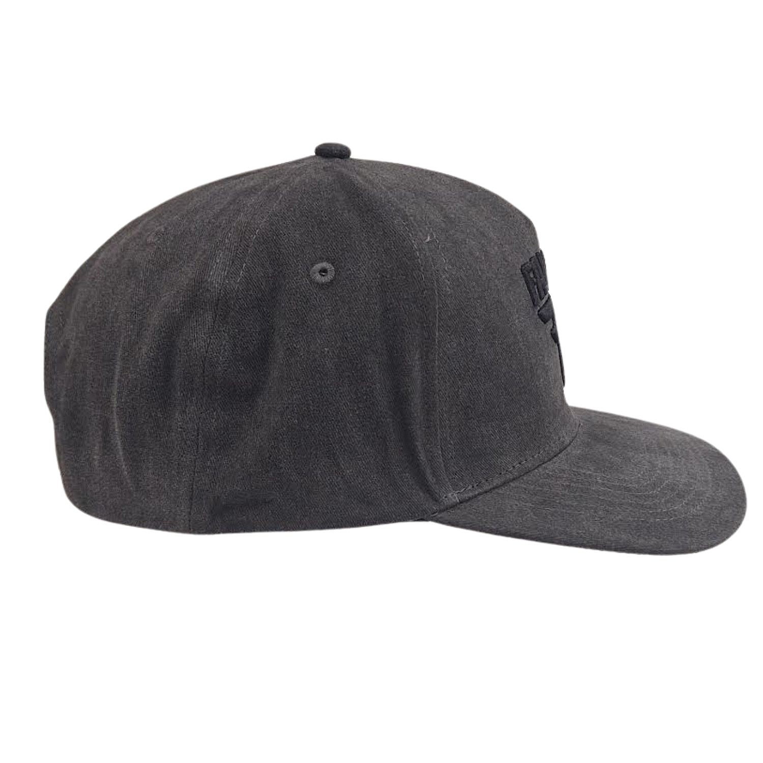 cap Fallen Insignia Flat - Black Washed/Black - men´s