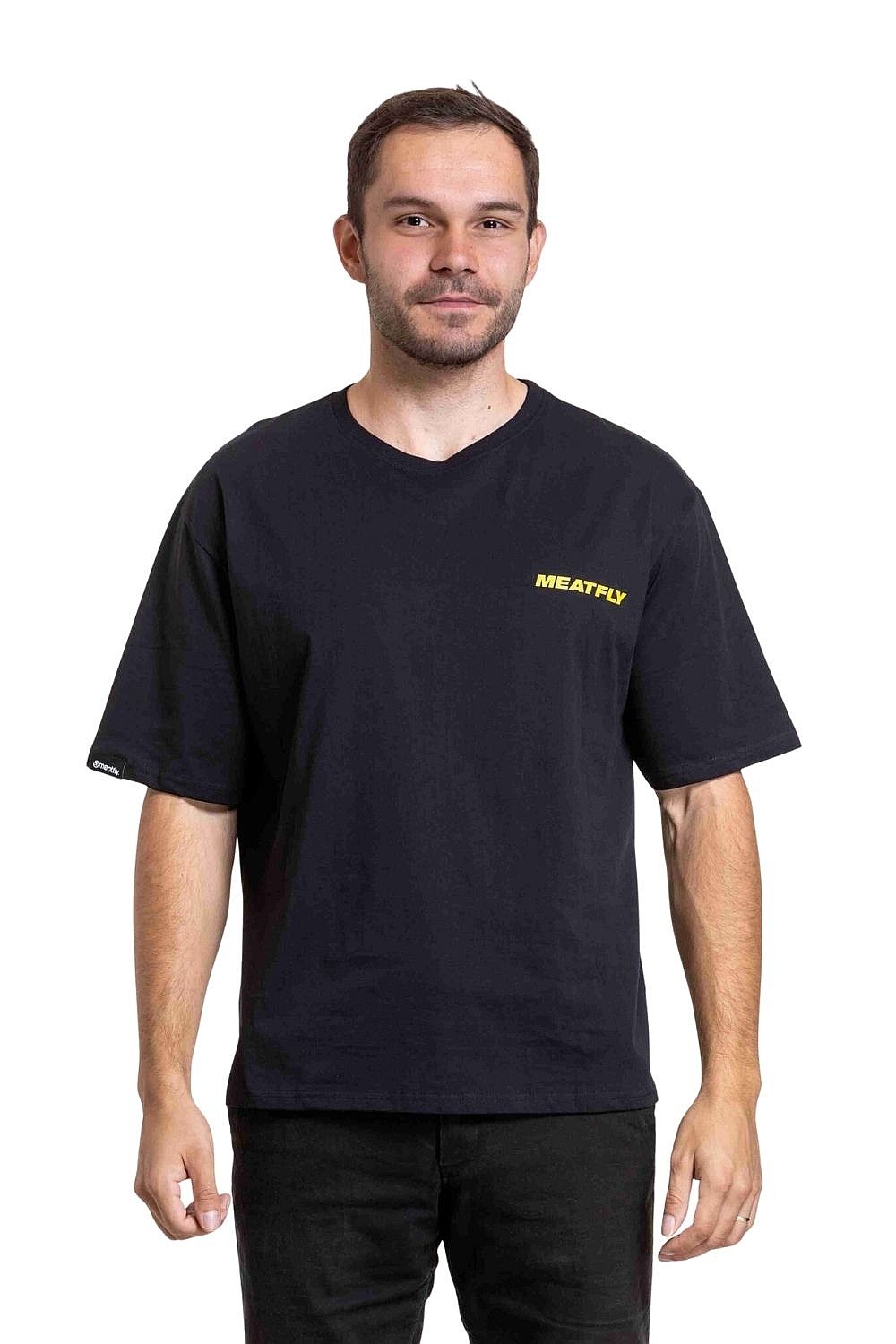 T-shirt Meatfly T-Cat - Black