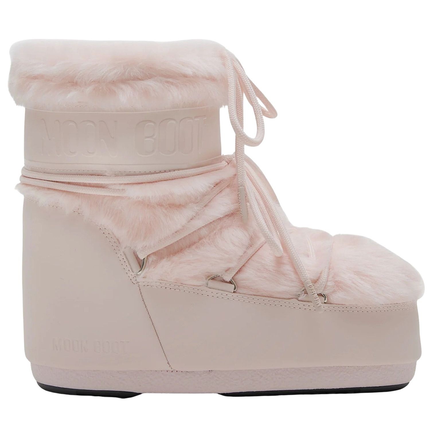 shoes Moon Boot Icon Low Faux Fur - Dusty Pink - women´s