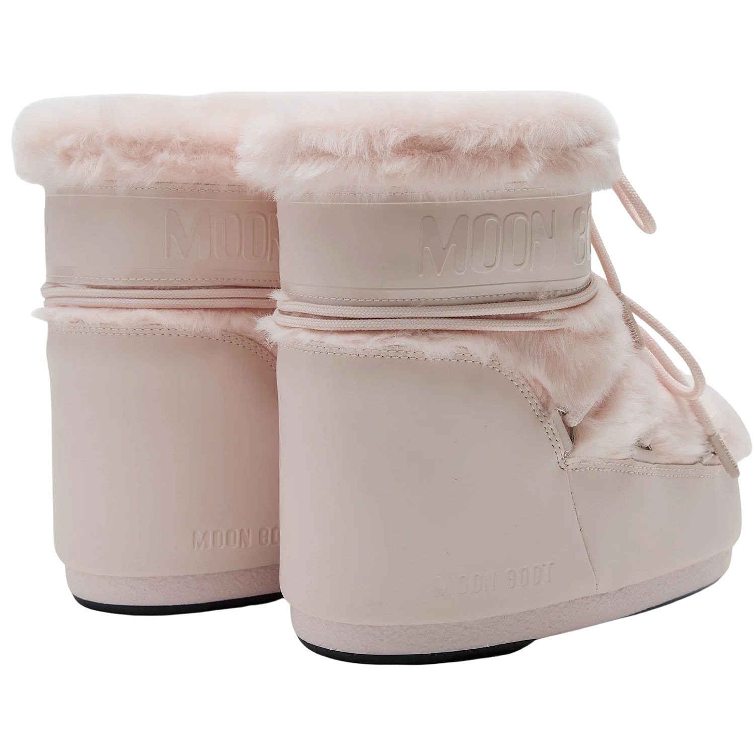 shoes Moon Boot Icon Low Faux Fur - Dusty Pink - women´s