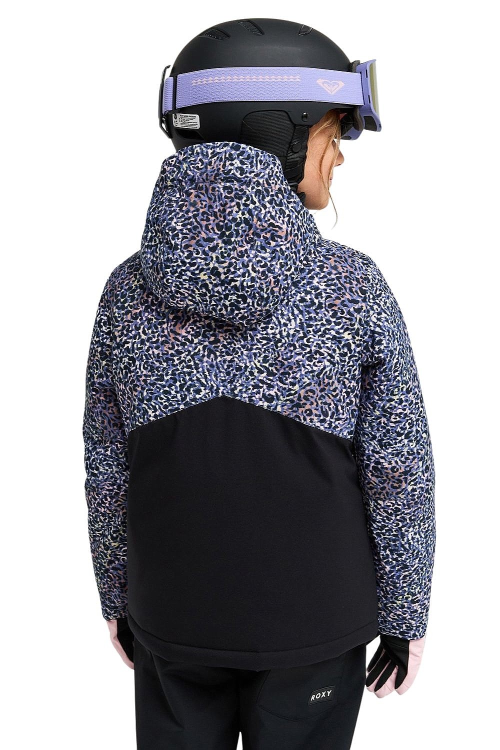 jacket Roxy Snowflare - XPWB/True Black Wildin Out Rg - girl´s