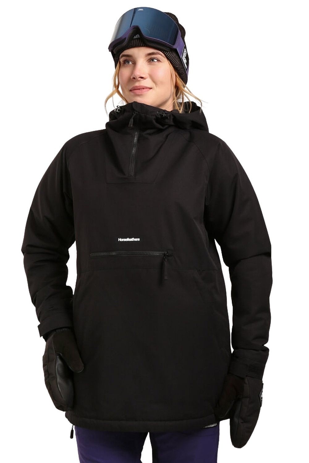 jacket Horsefeathers Fiora - Black - women´s