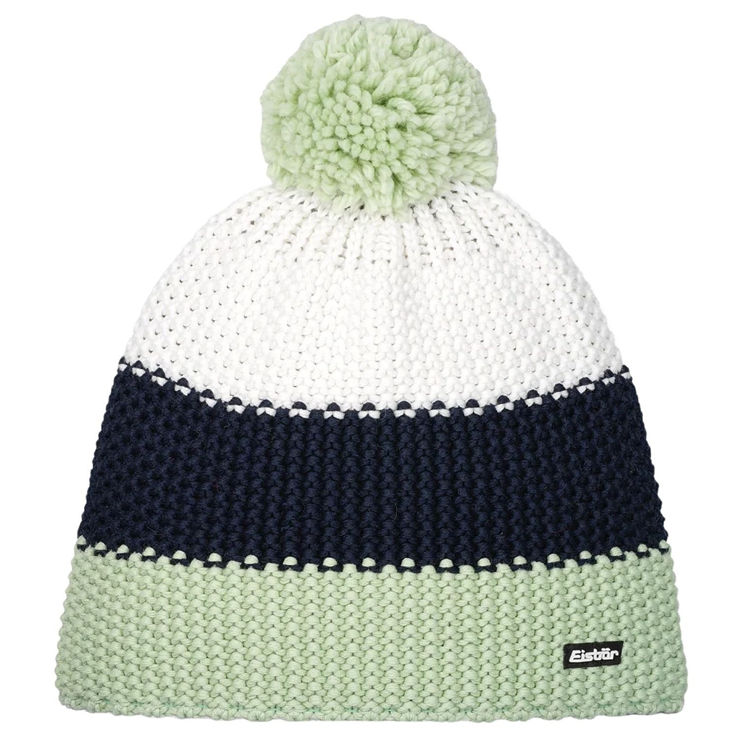 Mütze Eisbär Star Pompon MÜ - 672/Arctic Basil/Nacht/White