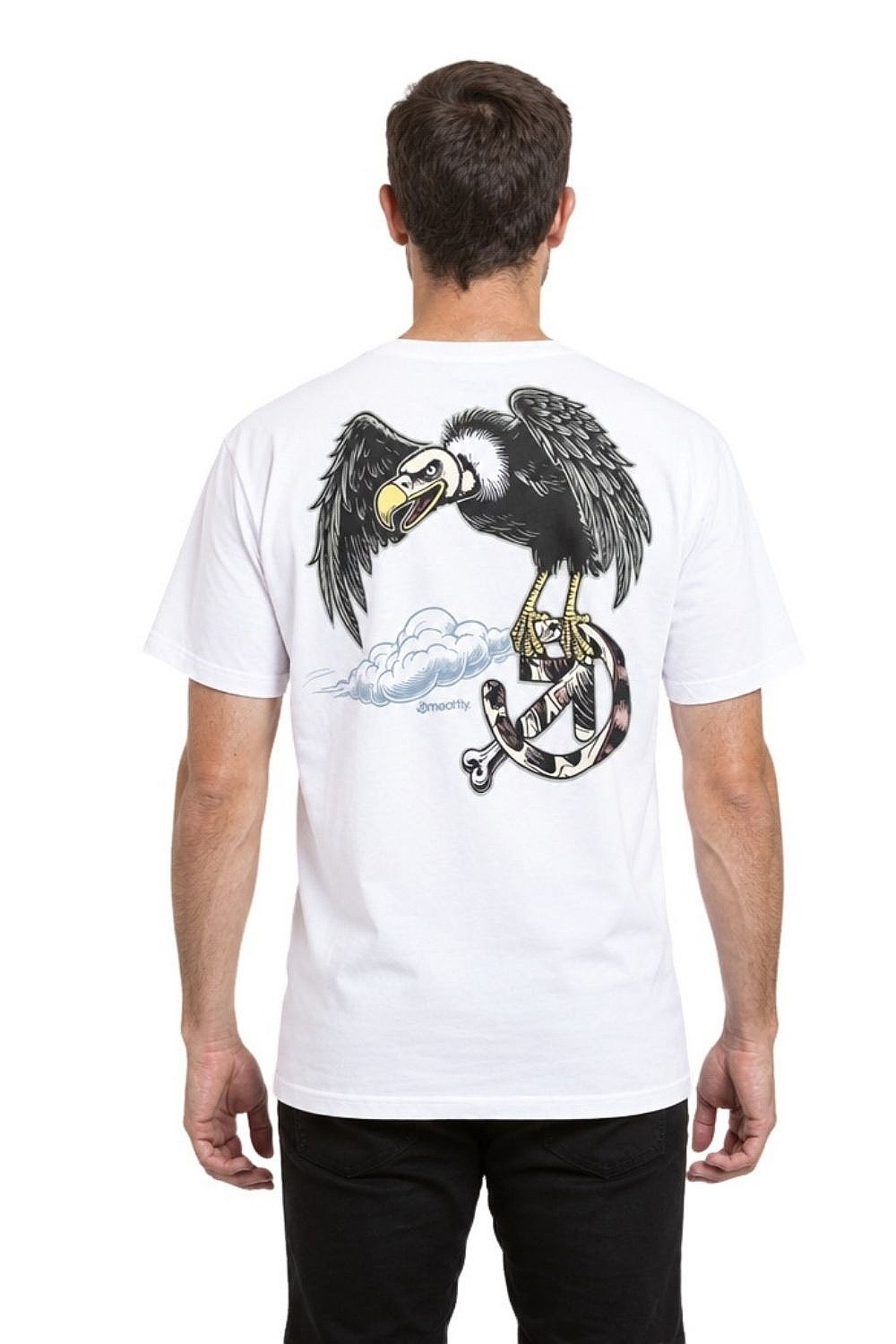 T-Shirt Meatfly Vulture - White - men´s